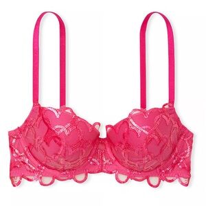 Victoria’s Secret DREAM ANGELS Twinkle Strap Lace Classic-Coverage Demi Bra